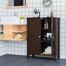 2-Door Bathroom Floor Storage Cabinet Space Saver Organizer by LJGDeals