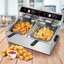 3400W Commercial Electric Fryer Dual Tank by LJGDeals