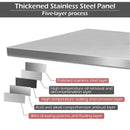 24 x 36 Inch Stainless Steel Commercial Kitchen Food Prep Table by LJGDeals