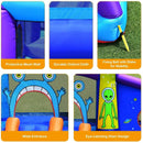 Inflatable Alien Style Kids Bouncy Castle with 480W Air Blower by LJGDeals