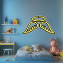 Emoji Angel Metal Neon Wall Art- LN0056