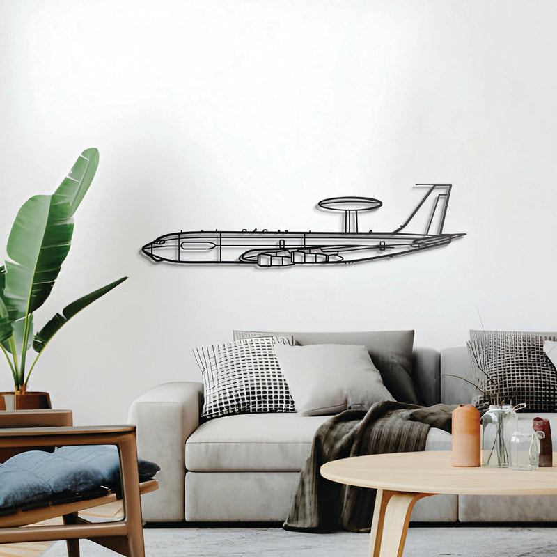 E-3C Sentry Metal Aircraft Wall Art - NCP0173