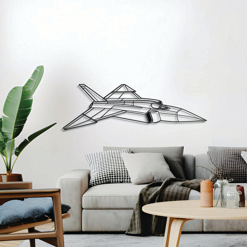 CF-105 Arrow Front Angle Metal Aircraft Wall Art - NCP0469