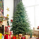 8 Feet Hinged Artificial Christmas Spruce Tree with Mixed PE and PVC Tips by DirectDeals