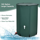 100 Gallon Portable Rain Barrel Water Collector Tank with Spigot Filter by LJGDeals