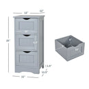 Bathroom Floor Freestanding Storage Organizer with 3 Drawers by LJGDeals