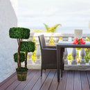 36 Inch Artificial Boxwood Topiary UV Protected Indoor Outdoor Tree by LJGDeals