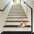 15 Pieces 30 x 8 Inch Slip Resistant Soft Stair Treads Carpet by DirectDeals