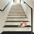 15 Pieces 30 x 8 Inch Slip Resistant Soft Stair Treads Carpet by LJGDeals