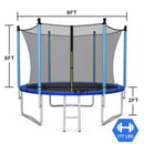 Outdoor Trampoline with Safety Closure Net by LJGDeals