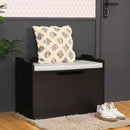 Kids Toy Wooden Flip-top Storage Box Chest Bench with Cushion Hinge by DirectDeals