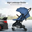 2-in-1 Convertible Aluminum Baby Stroller with Adjustable Canopy by LJGDeals