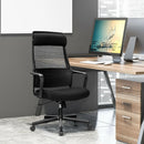 Adjustable Mesh Office Chair with Heating Support Headrest by LJGDeals