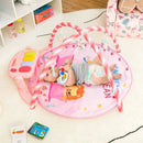Baby Activity Play Piano Gym Mat with 5 Hanging Sensory Toys by LJGDeals
