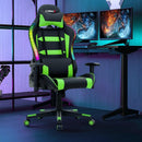 Adjustable Swivel Gaming Chair with LED Lights and Remote by LJGDeals