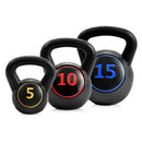 3 Pieces 5 10 15lbs Kettlebell Weight Set by LJGDeals