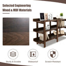 59 Inch Console Table with 3-tier Open Shelf for Front Hall Hallway and Foyer by LJGDeals
