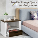 Accent Nightstand with Drawer and Open Shelf by DirectDeals