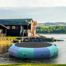 10 Feet Inflatable Splash Padded Water Bouncer Trampoline by LJGDeals