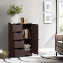 Standing Indoor Wooden Cabinet with 4 Drawers by LJGDeals