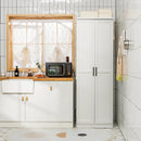 70 Inch Freestanding Storage Cabinet with 2 Doors and 5 Shelves by LJGDeals