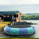15 Feet Inflatable Splash Padded Water Bouncer Trampoline by LJGDeals