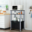 Microwave Rack Stand Rolling Storage Cart by LJGDeals