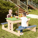 3-in-1 Outdoor Wooden Kids Water Sand Table with Play Boxes by LJGDeals