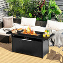 57 Inch 50 000 BTU Rectangular Propane Outdoor Fire Pit Table by LJGDeals