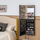 Wall Mounted Jewelry Cabinet with 3-Color Lights by LJGDeals