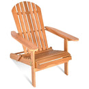 Eucalyptus Chair Foldable Outdoor Wood Lounger Chair by LJGDeals