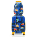 2PC Kids Luggage Set Rolling Suitcase & Backpack-Pink by LJGDeals