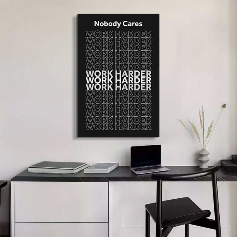 Work Harder Motivational Wall Sign, photo 4 of 10