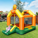 Kids Inflatable Bounce Jumping Castle House with Slide without Blower by LJGDeals