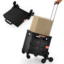Costway Foldable Utility Cart for Travel and Shopping by LJGDeals