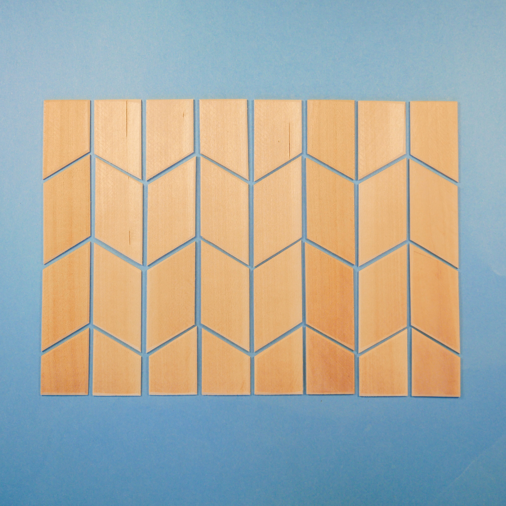 Chevron Wood Tray Kit, photo 4 of 8