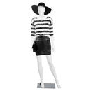 5.8 ft Plastic Female Mannequin Adjustable Detachable Manikin with Metal Stand by LJGDeals