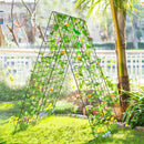 2 Pieces Foldable A-Frame Trellis Plant Supports with Twist Ties-Green by LJGDeals
