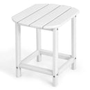 18 Inch Weather Resistant Side Table for Garden Yard Patio by LJGDeals