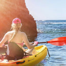 Single Sit-on-Top Kayak with Detachable Aluminum Paddle-Yellow by LJGDeals