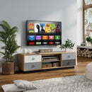 Modern 55 Inch TV Stand with 2 Storage Cabinets for TVs up to 60 Inch by LJGDeals