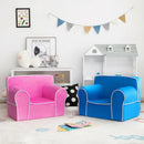 Upholstered Kids Sofa with Velvet Fabric and High-Quality Sponge by LJGDeals