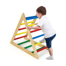 Climbing Triangle Ladder with 3 Levels for Kids-Multicolor by LJGDeals
