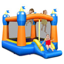 Kids Inflatable Bounce House Magic Castle with Large Jumping Area without Blower by LJGDeals