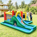 Inflatable Water Slide Climbing Bounce House with Tunnel and 735W Blower by LJGDeals