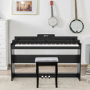 88 Key Full Size Electric Piano Keyboard with Stand 3 Pedals MIDI Function by LJGDeals