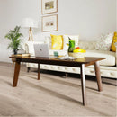 Rectangular Modern Wooden Coffee Table with Rubber Leg by LJGDeals