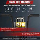 Upright Air Bike with Unlimited Resistance-Black by LJGDeals