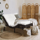 Adjustable Electric Bed Frame with Massage Remote Control by LJGDeals