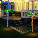5 Feet LED Pre-lit Palm Tree Decor with Light Rope by LJGDeals
